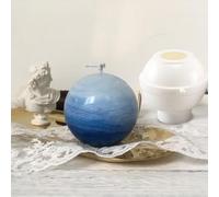 Generico con Molde de Resina - Transparente 3D sin Costuras, Vela acrílica Transparente, Hermosas Piedras epoxi para Collar, para Hacer, Transparentes 3