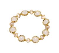 Genérico Con Natural Junco Elástico Anillos Pulsera de esmalte de colores para el regalo de los compañeros de clase y amigos de la muchacha Azul Ancho de los hombres Anillos, A, Metal, No es una