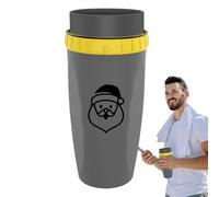 Genérico con tapa giratoria: para beber a prueba de derrames, botella de agua con tapa giratoria, mini térmica de viaje, soporte portátil para bebidas | Para tomar bebidas mientras viaja Niños A