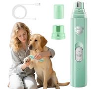 Genérico Concertchop Dog Nail Grinder, Concertchop Nail Trimmer, 3 Grinding Modes & 2 Levels, Cat Nail Grinder with Safety Guard, USB Charge, Smart Nail Trimmer For Dogs & Cats(Green)