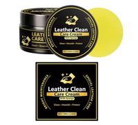 Genérico Conditioner and Restore - Protection Cleaning Stain Removal Safe Balm | Natural Leather Cream | Protection Cream For Sofas Seats Bags Vehicle Indoor Outdoor Garages