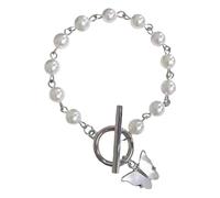 Genérico Conectado Elección Elástica Anillos Pulseras Para Mujeres Teen Girls Sweet Ot Buckle Statement Pulseras Wedding Bridesmaid Jewelry Clásico Pulsera Pulsera de San Valentín Chapado Frases