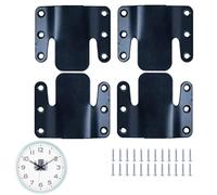 Genérico Conector De Metal para Sofá: Paquete De 4 Conectores Entrelazados para Muebles, Soporte De Bloqueo Resistente, Soporte De Conexión para Sofá con Tornillos, Soportte De Pared para Cabecera