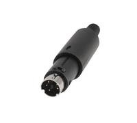 Generico Conector mini DIN 5 polos volador de soldadura macho M PVC 5P minidin