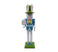 Generico Conejito de Pascua - Figura de conejo de madera, decoración para festivales de primavera de 12 pulgadas, expositor para adornos festivos hechos a mano | centros de mesa de estanque
