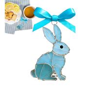 Genérico Conejo de Pascua para Escritorio | Recuerdo Coleccionable Plano 2D - Decoración de Conejo para Pascua,para Mesa de Comedor, Repisa, Mesita de Noche, de Playa, Vacaciones, Boda,