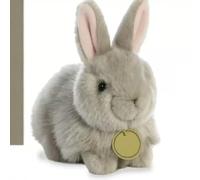 Generico Conejo interactivo, Conejo Conejo de peluche, Conejos robot interactivo, Peluche de Pascua, Mi conejito realista, Orejas que saltan, se retuercen y treman (blanco)