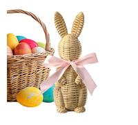 Genérico Coniglietti Decorativi Statua In Resina Di Coniglio E Coniglietto - Accessorio Arredo Casa Centrotavola Mensola Interno Giardino