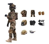 Genérico Conjunto Camuflaje Infantil Outdoor con Casco Ropa y Accesorios | Traje Completo con Chaqueta Pantalón Rodilleras Cinturón Guantes Casco Funda y Gafas