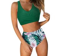 Genérico Conjunto De Bikini para Mujer,Bohemio Bañadores Ajustable Dos Piezas Ropa Baño Bañador Verano Natación Diseño Bandeau Moderno Triángulo Brasileño Natacion Surf Swimwear