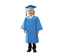 Genérico Conjunto De Graduación Niño Niñas Toga Y Birrete De Graduacion Preescolar Traje De Jardín Unisex Con Sombrero a Juego Borla Y Chal Conjuntos De Uniformes Escuela Primaria Para Ceremonia