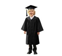 Genérico Conjunto De Graduación Niño Niñas Toga Y Birrete De Graduacion Preescolar Traje De Jardín Unisex Con Sombrero a Juego Borla Y Chal Conjuntos De Uniformes Escuela Primaria Para Ceremonia