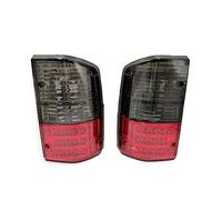 Genérico Conjunto de luces traseras 2 uds luz trasera de freno coche lámpara para Nissan para Patrol GQ Y60 GR 1987 1988 1989 1990 1991 1992 1993 1994 1995 1996 1997(Red and black)