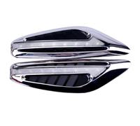 Genérico Conjunto de luces traseras Lámpara lateral de luz dirección 1 pareja DC12V Forma la cuchilla Auto Car Marcador luces laterales(Blanco)