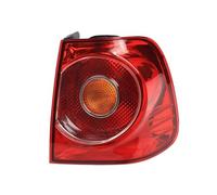 Genérico Conjunto de luces traseras Luz trasera de coche, luz para VW, para Polo, sedán 2006-2013, carcasa lámpara, luces traseras, sin línea, bombilla(Right outside)