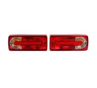 Genérico Conjunto de luces traseras Para Mercedes para Benz Clase G W463 G550 G500 G55 AMG 1990-2018 luz trasera roja para coche parachoques trasero de freno piezas(1Pair)