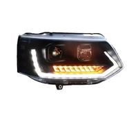 Genérico Conjunto de luz trasera Faro delantero de estilo coche para VW para Caravelle T5, faros delanteros LED 2010-2015, doble lente, para giro dinámico para accesorios señal(B style)