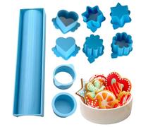 Genérico Conjunto de moldes de pastel: impreso en 3D, Circle Cake Pop Maker para una fácil forma de postre, moldes de cortador de hornear con diseño antiadherente, ideal para cocina, fiestas