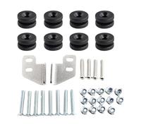 Genérico Conjunto de Montaje de la Caja Lateral de la Motocicleta - Kit de de Bolsas de Cola de 20 cm, de Marco de Equipaje Resistente, Hardware de confiable, Engranaje de Ajuste de dur
