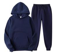 Genérico Conjunto de suéter de dos piezas | Conjuntos de dos piezas informales de manga larga de color liso para mujer,Conjuntos de 2 para mujer, traje de viaje, conjuntos de de 2, conjunto