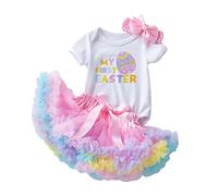 Genérico Conjunto de Vestido de cumpleaños para bebé para niñas de 1 a 2 años