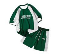 Genérico Conjunto Deportivo de Dos Piezas con Pantalones Cortos Transpirables para Mujer Diseño Cómodo para Entrenamiento Ligero