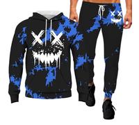 Genérico Conjunto Deportivo Hombre,Trajes De Hombre CláSicos De Negocios Formales Conjunto De Chaqueta Y PantalóN para Boda Corte Entallado Tela CóModa