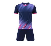 Genérico Conjunto Deportivo Infantil 2026 para Niños, Ropa de Entrenamiento de Dos Piezas, Equipo Atlético Juvenil para Jugar al Aire Libre (Light Purple, 9-10 Years)