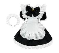 Genérico Conjunto Maid Cosplay Ropa De Mujer Monada Y Elegante Con Encaje
