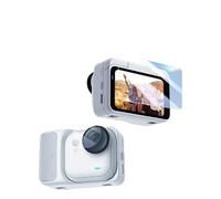 Genérico Conjunto protector antiarañazos para pantalla y lente de cámara de acción In-sta 360 GO Ultra: cristal templado 9H + película de hidrogel (Un juego)