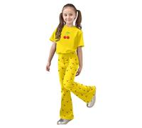 Genérico Conjuntos de ropa verano para niña,camiseta y pantalones cortos Pequeños Conjunto Moda Ocio dos Piezas 1 Top Pantalón deportiva informal dulce a la bebé niña