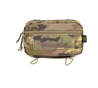 Genérico Conquer Tactical Gear Admin Pouch®, Camuflaje Boscoso Pixelado Español, Cordura, Doble Compartimento, Compatible con Molle®, 200x115x65 mm
