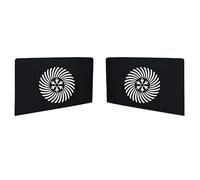 Genérico Consola de refrigeración de ventilación de la Placa Frontal para Sony PS5 Slim,Carcasa Lateral Superior de Repuesto para Playstation 5 Slim,Carcasa Protectora Dura Anti-arañazos (Negro)