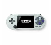Genérico Consola retro SF2000 edition Zen - Portátil y compatible con +6.000 juegos, pantalla de 3″ IPS, r36s, Español/Ingles/Portugues con bateria recargable, altavoz, Gris Retro