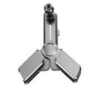 Genérico Console Screen Rotating Holder, Vehicle Hinge Mount, 4-Direction Adjustment Bracket, Flexible Navigation View, Long-Term Performance, for Car Automobile Men Women Use, 2.55x1.51 Inches