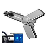 Genérico Console Screen Swivel Mount, 4-Direction Adjustable Hinge, Rotating Navigation Bracket, Sturdy Build, Easy Installation, Universals Fit, Perfect for Car, Automobile, Vehicle Use, Men, Women