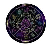Genérico Constelaciones Astrología Péndulos Mat Tarots Mantel De Decoración De Escritorio Tarots Card Pad Péndulos Ceremonia Mat Suministros De Brujería Decoración De Escritorio