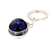 Genérico Constellation Key Chains | Schoolbag Constellation Pendant, Glowing In The Dark Keychain Backpack Accessories Pendant, Double Sided Cabochon Glass Ball Horoscopes Keyrings,