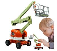 Genérico Construction Truck Toys, Metal Alloy Crane Model, Zinc Alloy and ABS Engineering Heavy Vehicle, Small Construction Car for Building Play, Perfect for Kids, 5.5x7.5x6cm