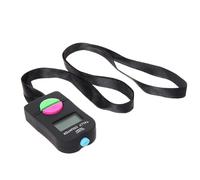 Generico Contador Clicker manual electrónico - Contador digital portátil de 22 G con cordón | Contador digital manual, contador electrónico con manual, contador electrónico con arriba y abajo P