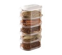 Genérico Containers For Food - Dustproof Space-Saving Organizer, Airtight Food Storage Containers, Lock Lids | Family Gathering Picnic Kitchen Party Camping Dorm Apartment