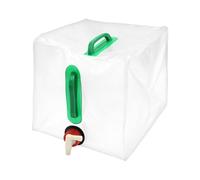 Genérico Contenedor de Agua con Grifo - 20L Jarra Plegable Portátil con Grifo - Recipiente Grande de Agua,para Camping, Senderismo, Supervivencia, Tormentas, Vehículos, Refugio, Hogar,