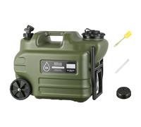 Genérico Contenedor De Agua con Ruedas | 28 litros Cubo Portátil con Asa Plegable | Almacenamiento De Agua con Grifo - para Viajes por Carretera Picnic Camping Apagón RV Jardín Actividades Al Aire