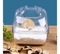 Genérico Contenedor De Baño De Hámster - 6.3x4.33 Pulgadas Caja Baño DEE Animales Pequeños DEE Poliestireno | Durable, Bañera Dei Chinchilla para Ratones Y Hámsters Enanos | Sandbox Limpieza Fá
