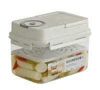 Genérico Contenedor de encurtidos - Fermentación en recipiente a presión de 4L | de almacenamiento de y | Accesorio para, despensa, cocina, comida, Camping, Picnic, almacenamiento im