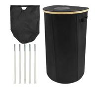 Genérico Contenedor De Reciclaje Plegable Hecho De Contenedor Interno De Tela Oxford Extraíble Y Reutilizable | 26 Galones De Separación De Basura Para Botellas, Latas, Papel | Perfecto Para El Hogar