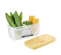 Genérico Contenedores de fruta para | Filtro Desmontable Gran Capacidad,Recipientes Grandes para Frutas en la - para Cocina, Hogar, Restaurante, Apartamento, Preparación de Comidas y