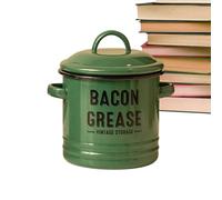 Genérico Conteneur Pour Conserver La Graisse De Bacon, Récipient En Métal Avec Filtre Graiss Cuisson | Rangement Graisse Alimentaire, Idéal Cuisine Maison Et Restauration