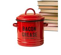 Genérico Conteneur Pour Conserver La Graisse De Bacon, Récipient En Métal Avec Filtre Graiss Cuisson | Rangement Graisse Alimentaire, Idéal Cuisine Maison Et Restauration