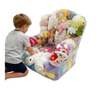 Genérico Contenitore A Forma Di Pouf per Peluche,Copertura Sedia Creativa E Coinvolgente per Bambole - Sacco A Sedere per Peluche,per Camera Dei Bambini Asilo Sala Giochi Soggiorno Ragazzi E Ragazze